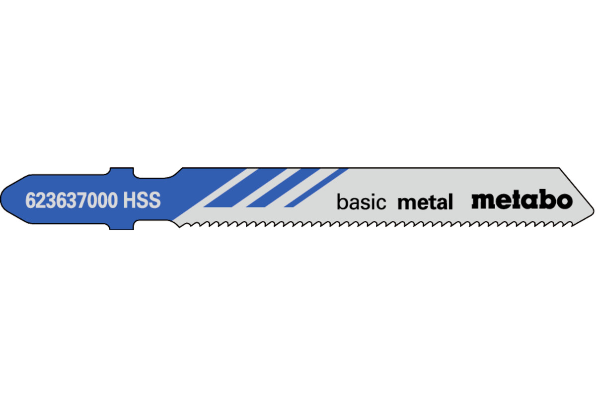 25 hojas para sierra de calar "basic metal" 51/ 1,2 mm