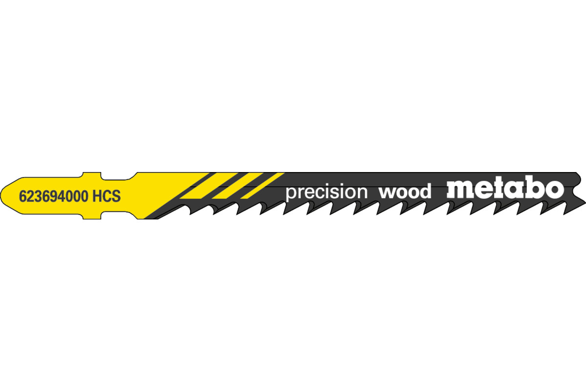 5 hojas para sierra de calar "precision wood" 74 4,0 mm