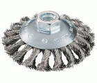 Cepillos redondos de alambre de acero, acero trenzado