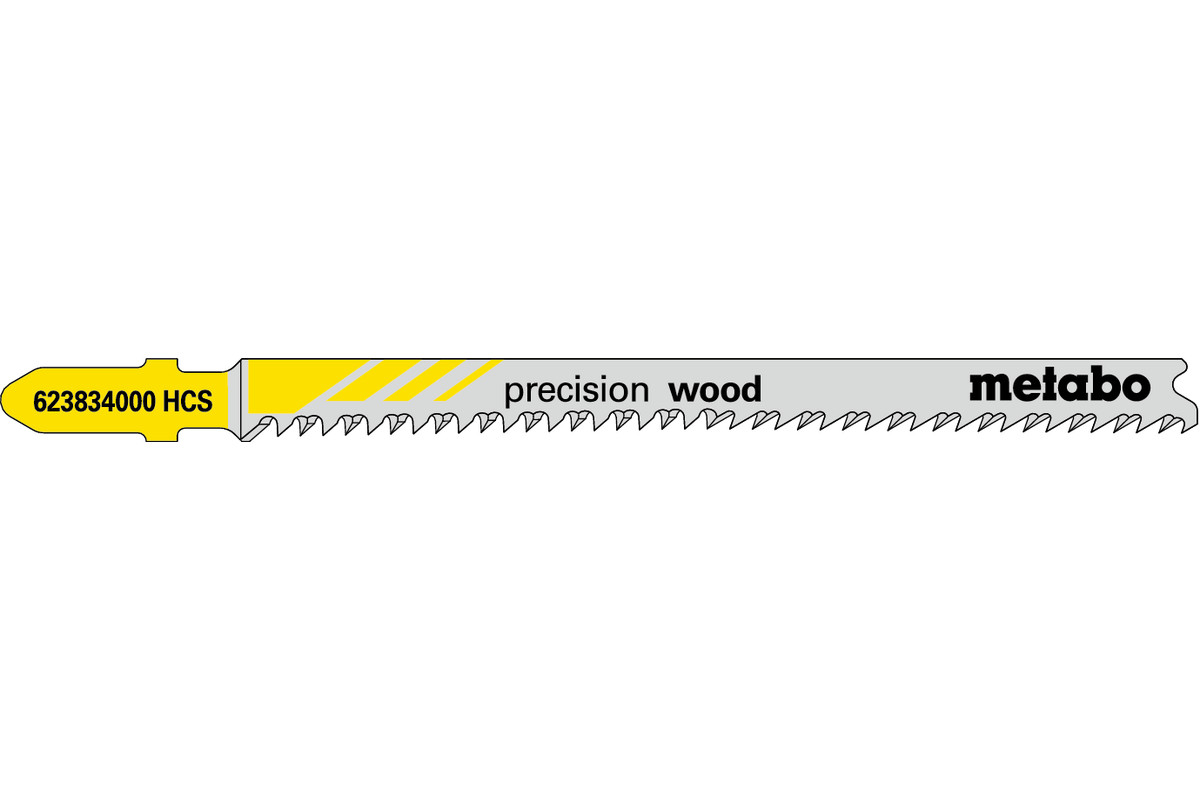 5 hojas para sierra de calar "precision wood" 91 2,2 mm