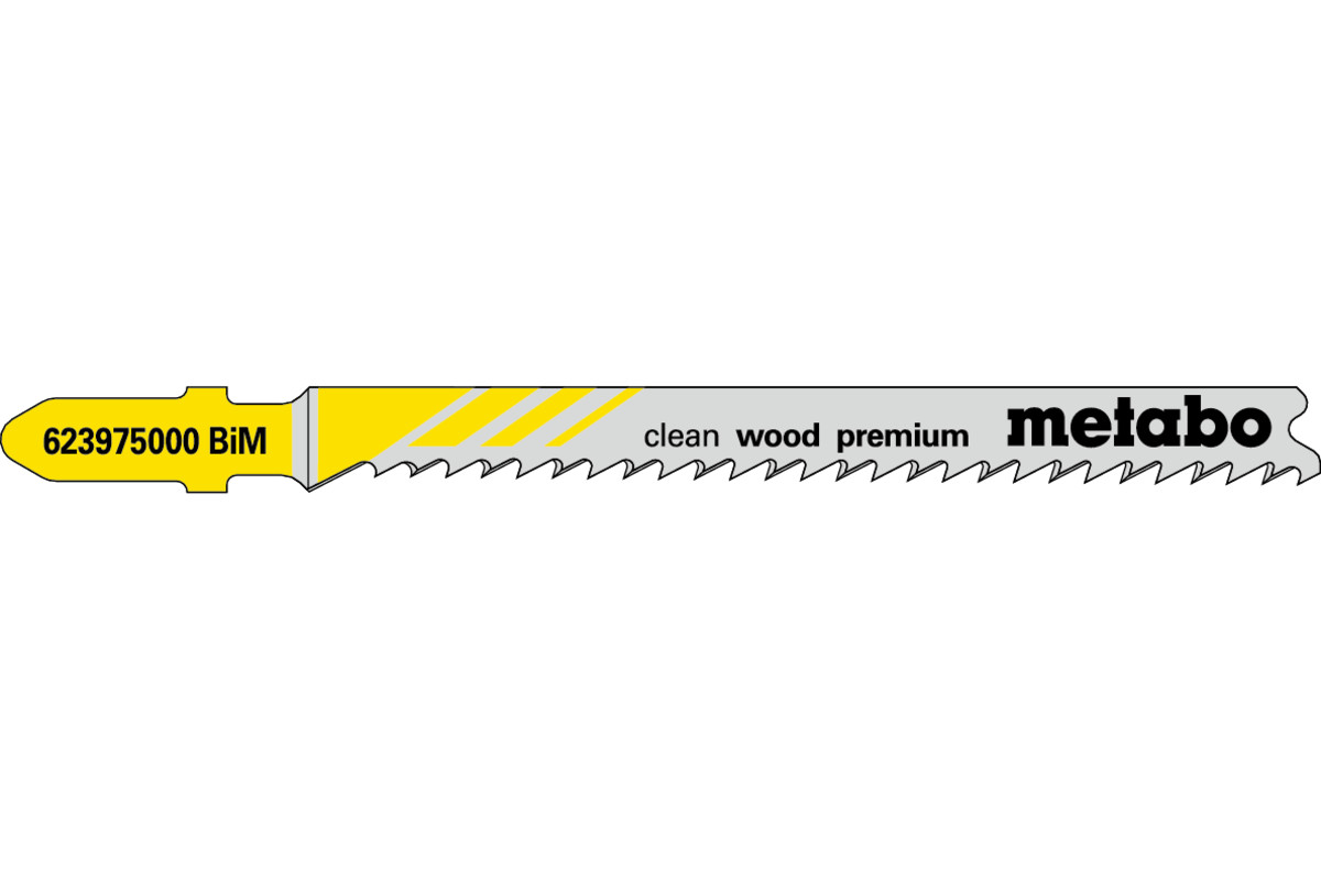 5 hojas para sierra de calar "clean wood premium" 74/ 2,7 mm