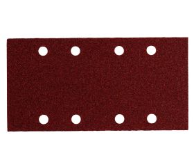Hojas de lijar adhesivas 93 x 185 mm, 8 perforaciones, con enganche con tejido autoadherente