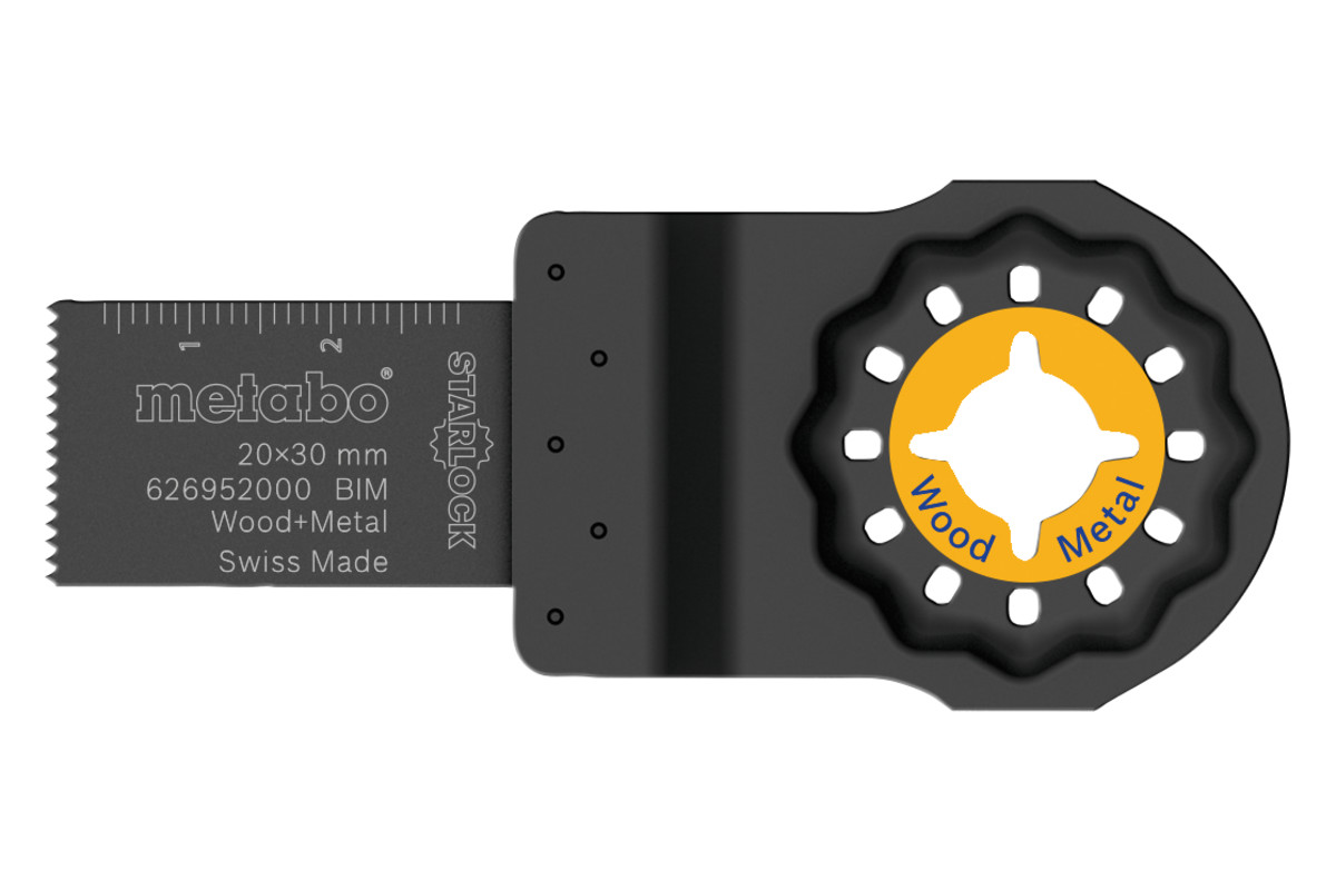 Hoja de sierra de inmersión, madera/metal, BiM, 20 mm