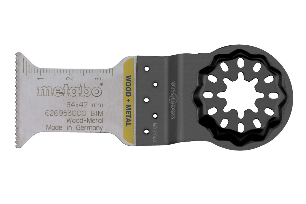 5 hojas de sierra de inmersión, madera/metal, BiM, 34 mm