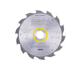 Hoja de sierra "power cut wood - professional", 190x30, D14 DI 25°°