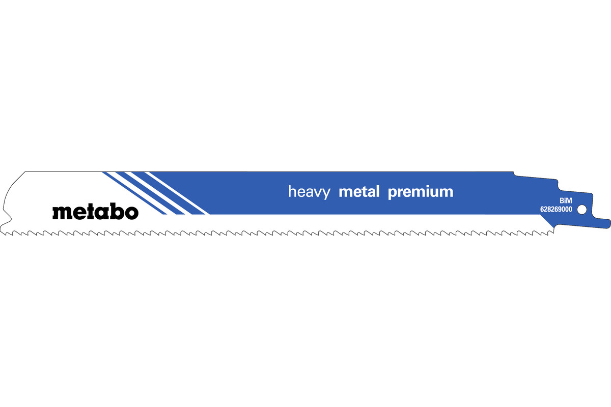 2 hojas para sierras de sable "heavy metal premium" 225 x 1,1 mm