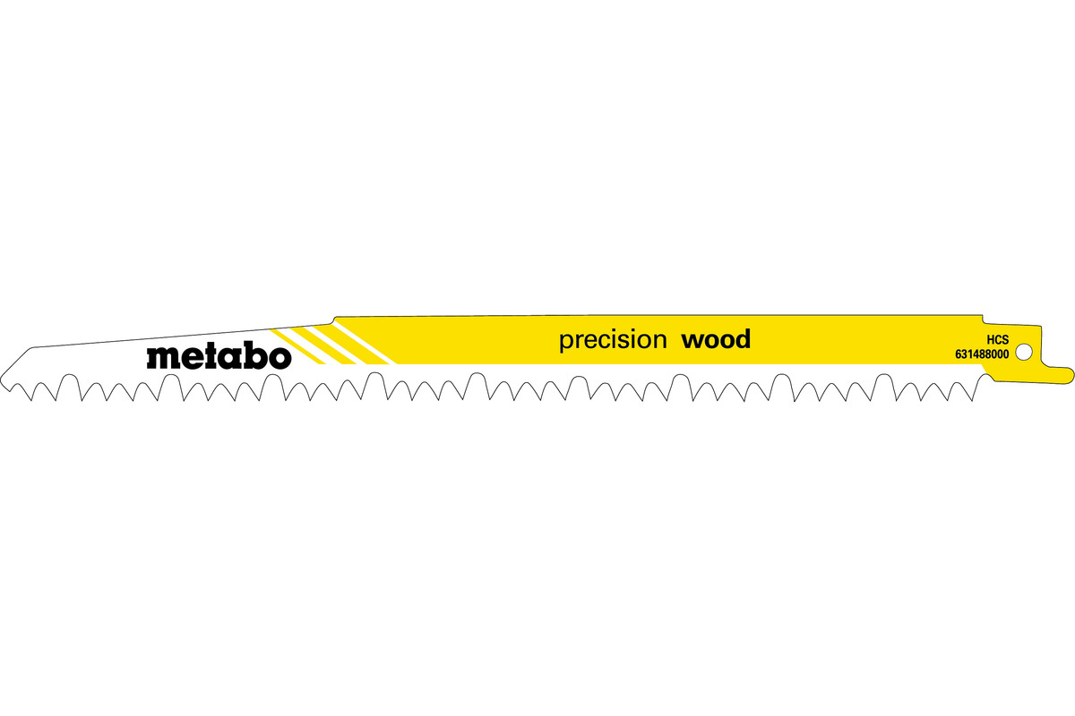 2 hojas para sierras de sable "precision wood" 240 x 1,5 mm