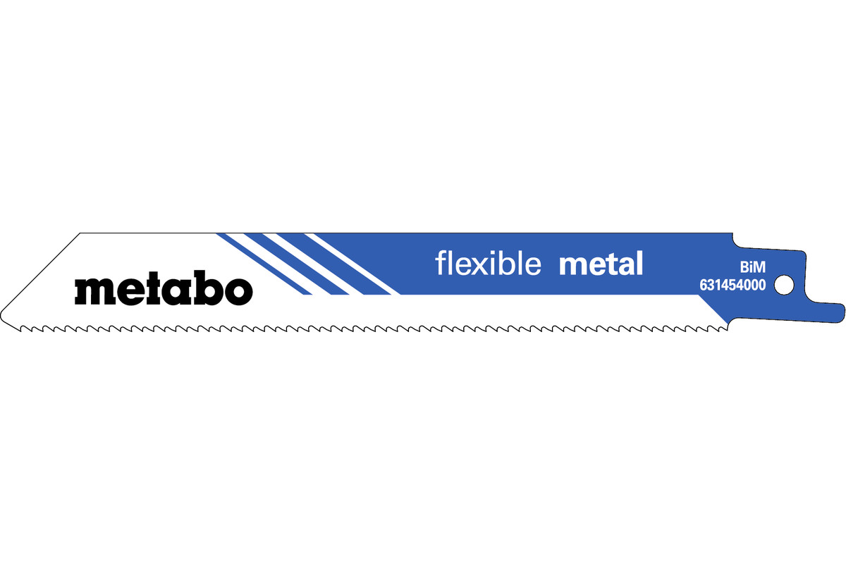 5 hojas para sierras de sable "flexible metal" 150 x 0,9 mm