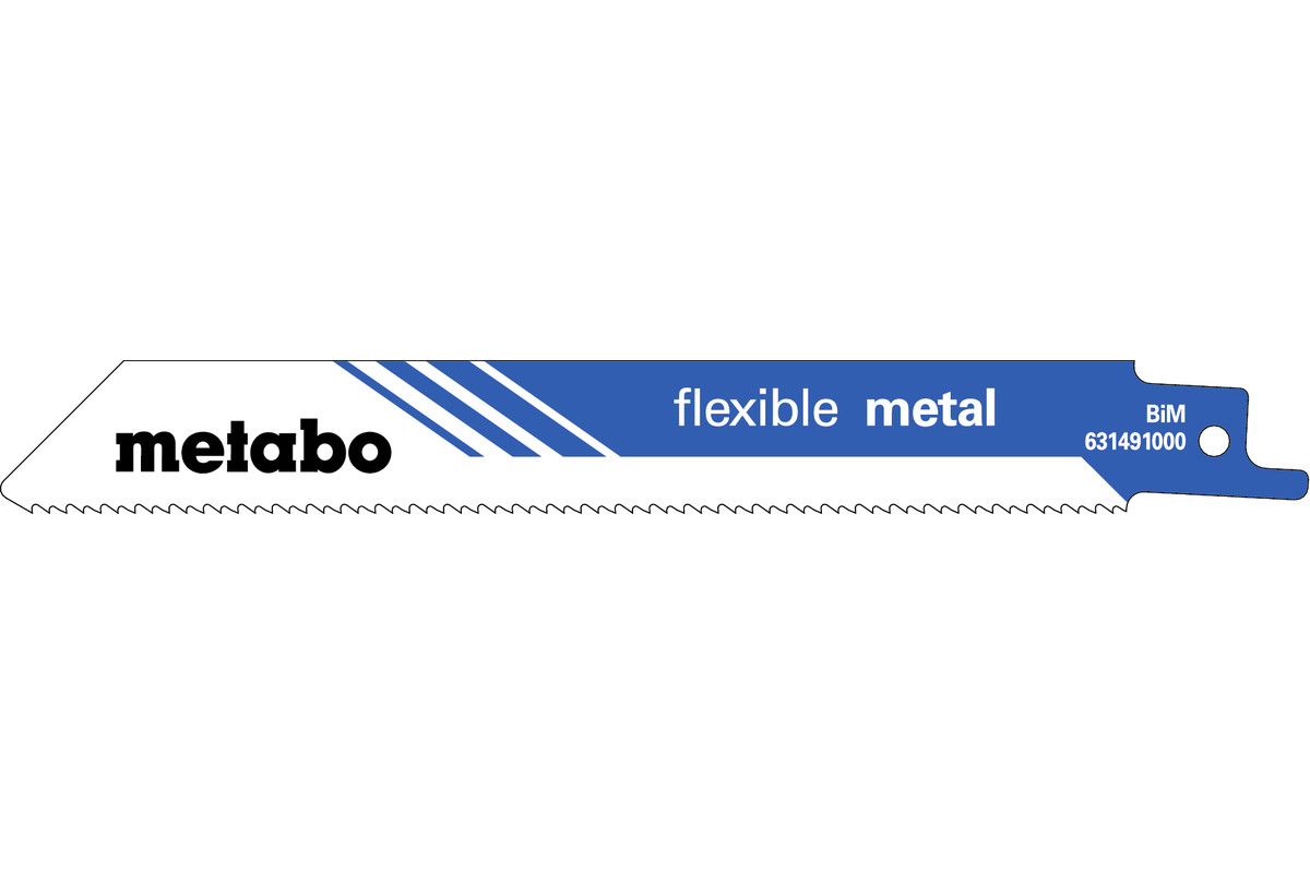 5 hojas para sierras de sable "flexible metal" 150 x 0,9 mm