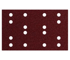 Hojas de lijar adhesivas 80 x 133 mm, 16 agujeros, con enganche con tejido autoadherente
