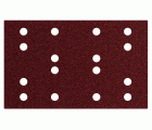 Hojas de lijar adhesivas 80 x 133 mm, 16 agujeros, con enganche con tejido autoadherente