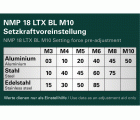 NMP 18 LTX BL M10 Pistola de tuercas remachables de batería