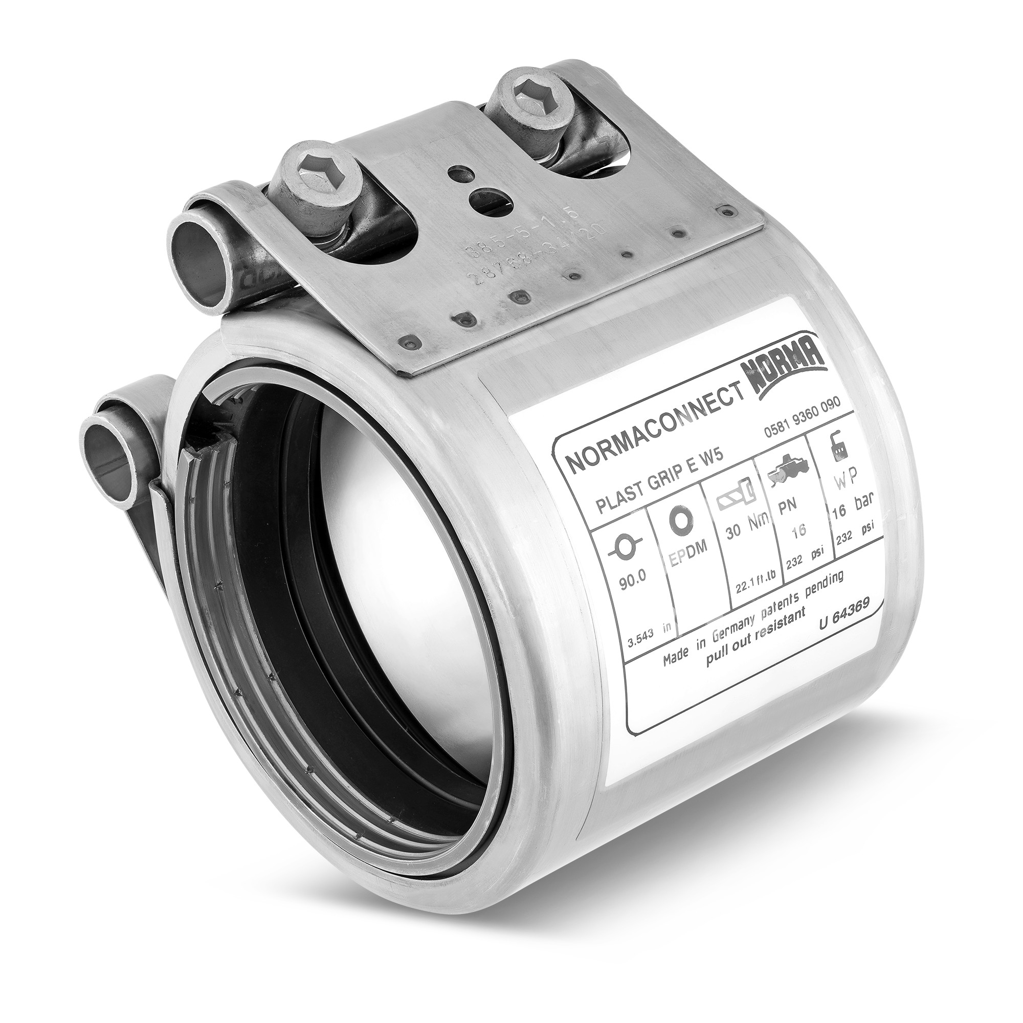 NORMA CONNECT FGR Plast Grip E