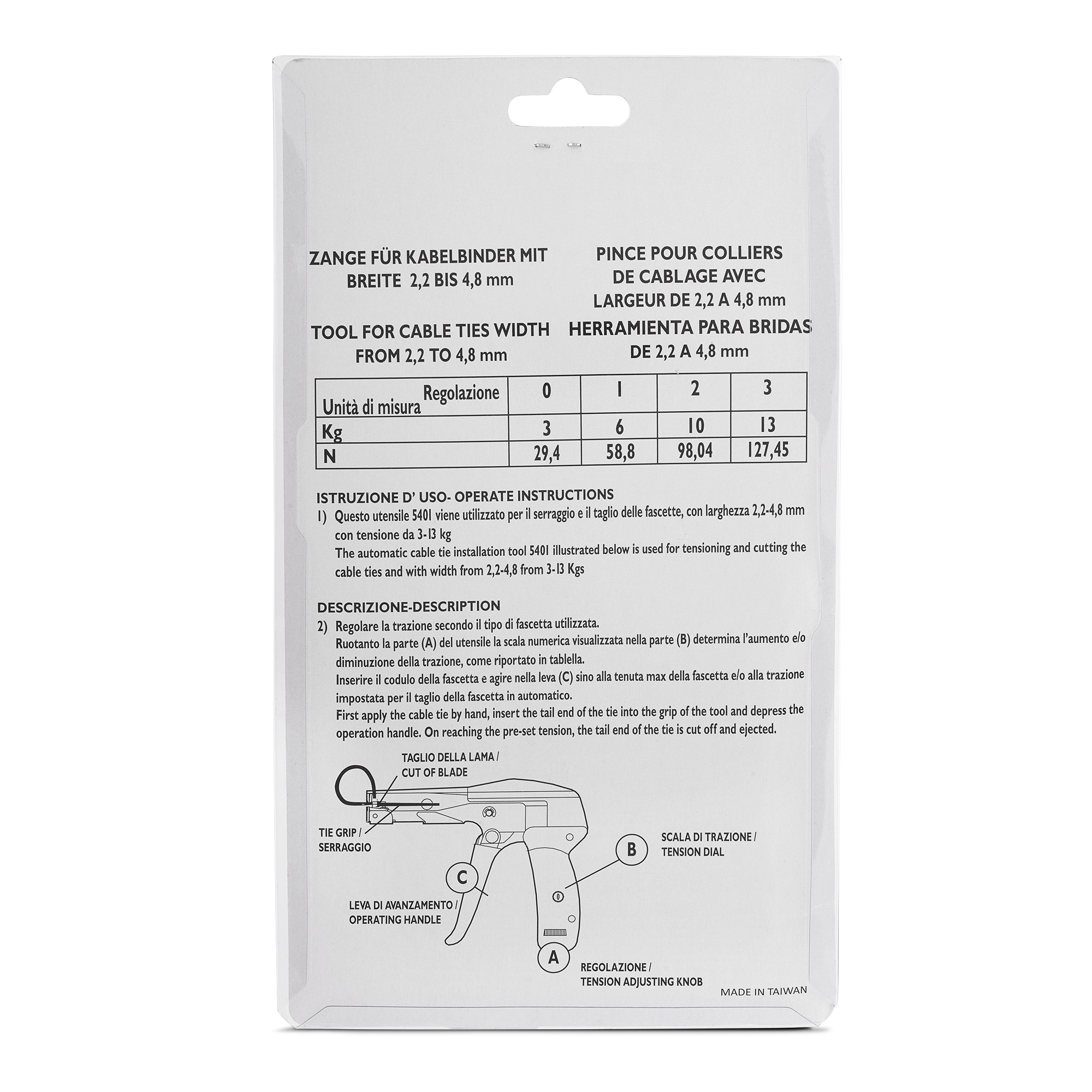 NORMA EXTRA Cable Tie Plier 2.2 to 4.8 mm