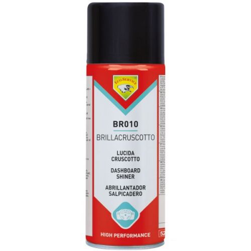 BRILLACRUSCOTTO: Abrillantador salpicaderos, SPRAY 400 ml (con silicona)