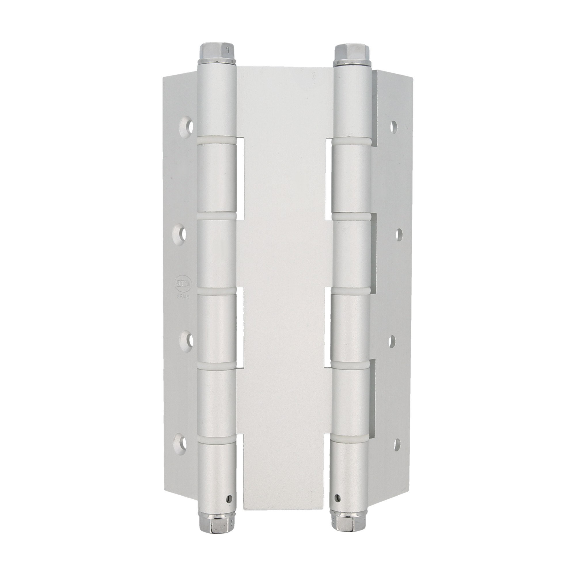 AMIG 2929 | Bisagra doble acción  3035 | 180 x 133 x 4 mm | Aluminio | Plata