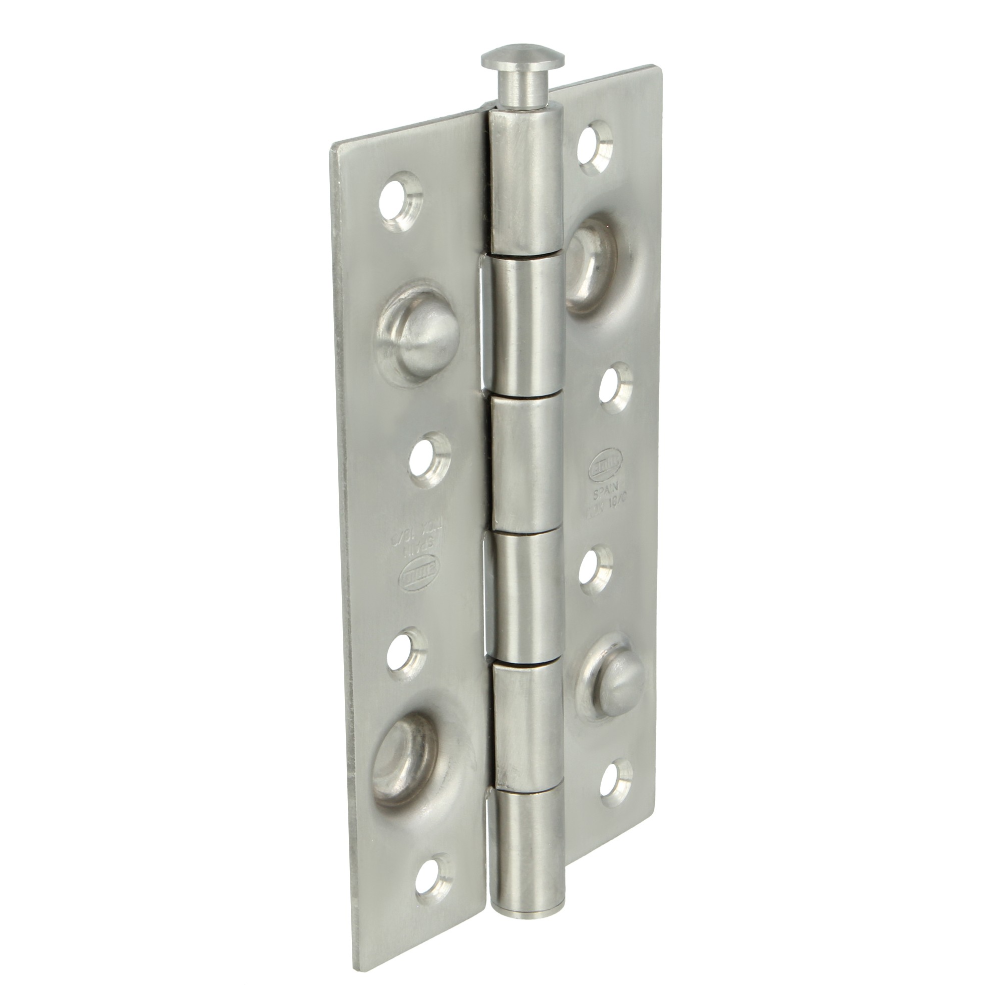AMIG 4948 | Bisagra seguridad  565 | 150 x 82 x 3 mm | Acero inoxidable 18/8 | Mate