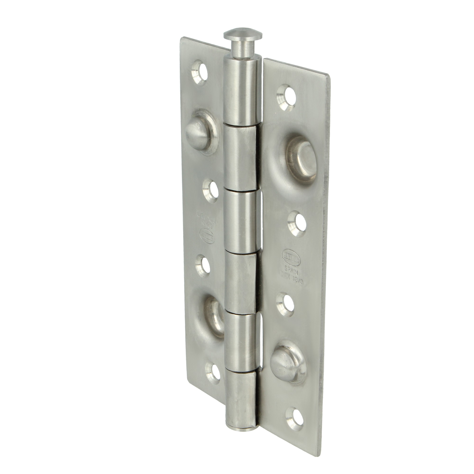AMIG 4948 | Bisagra seguridad  565 | 150 x 82 x 3 mm | Acero inoxidable 18/8 | Mate