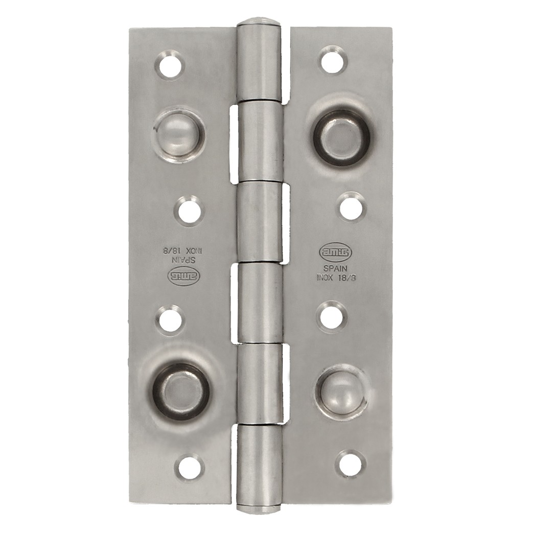 AMIG 4948 | Bisagra seguridad  565 | 150 x 82 x 3 mm | Acero inoxidable 18/8 | Mate