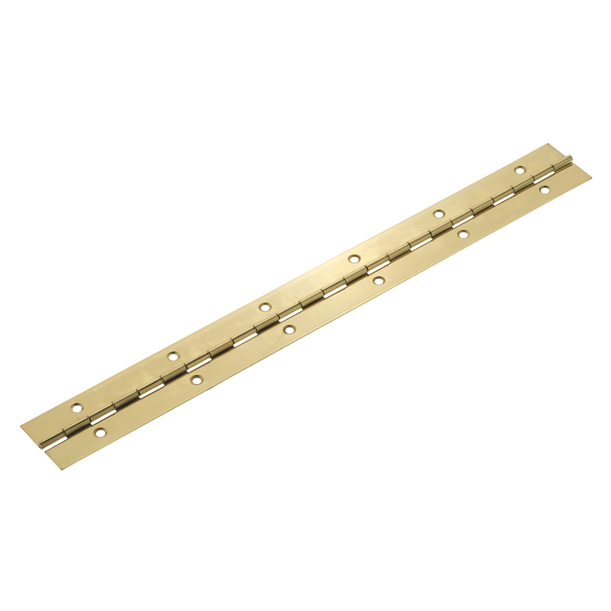 AMIG 18419 | Bisagra piano  2 | 1020 x 32 mm | Acero | Latonado barnizado