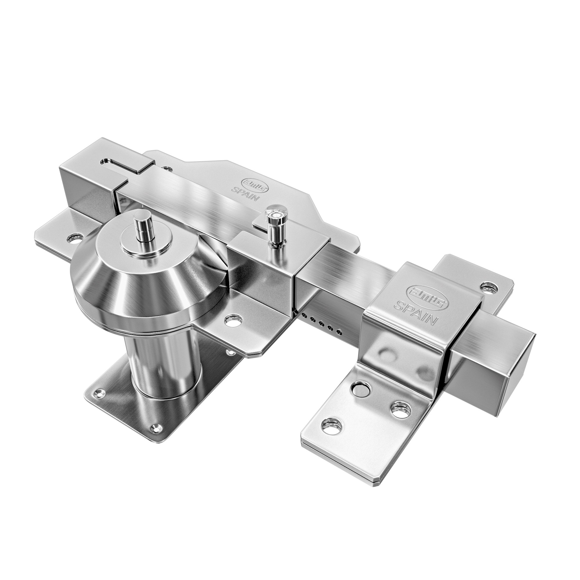 AMIG 22020 | Cerrojo alta seguridad  1PLUS | 90 x 154 mm | Acero | Cromado brillo
