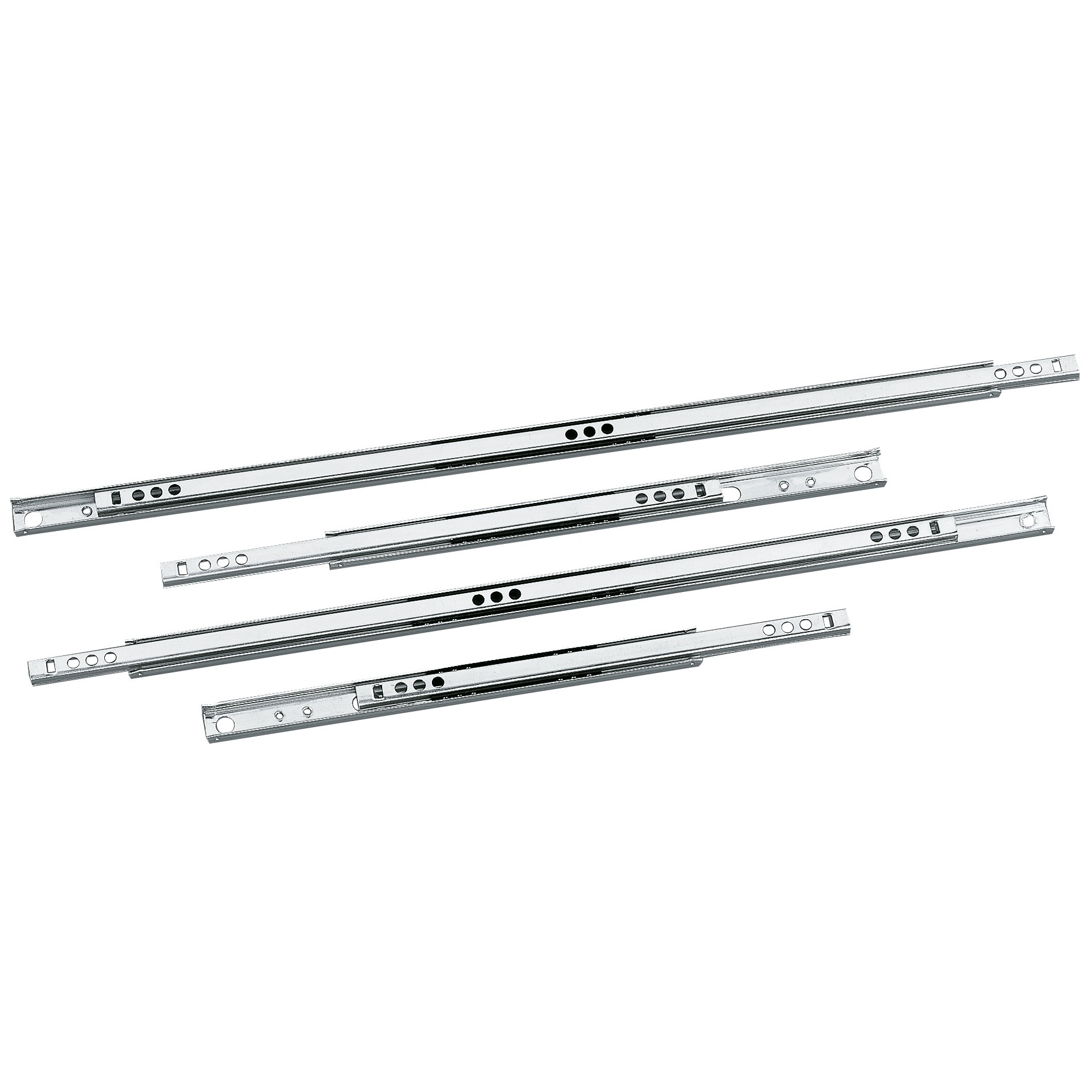 AMIG 6599 | Guía para cajón de bolas  25 | 310 x 17 mm | Acero | Galvanizado