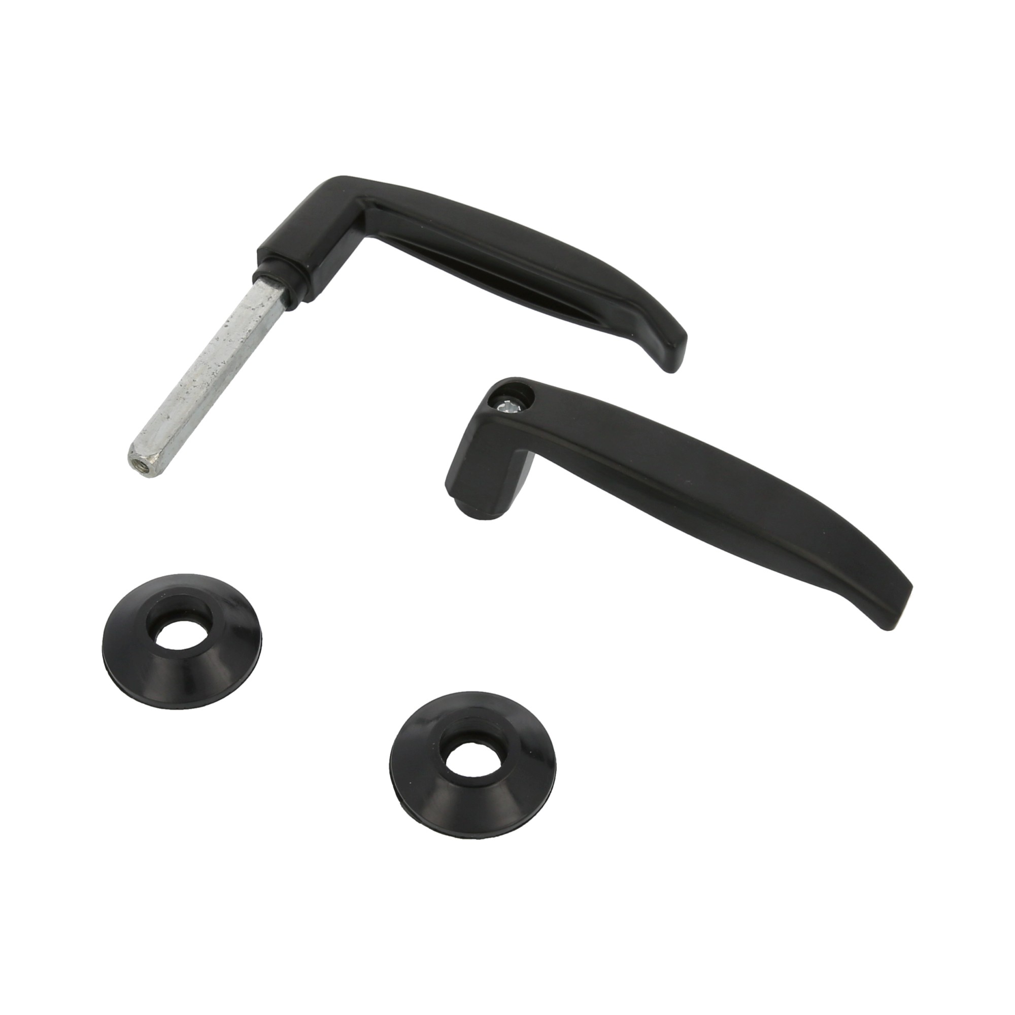 AMIG 21328 | Manilla aluminio  2115 | 105 x 40 mm | Aluminio | Negro