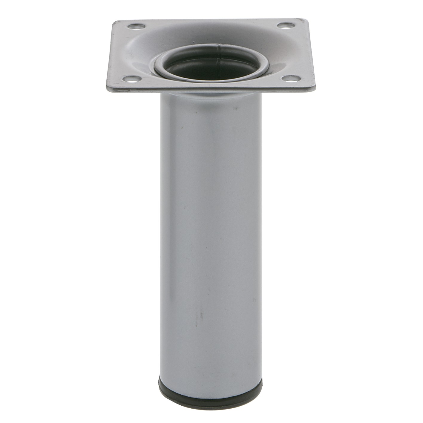AMIG 21746 | Pata de mesa  4 | Ø30 x 100 mm | Acero | Plata