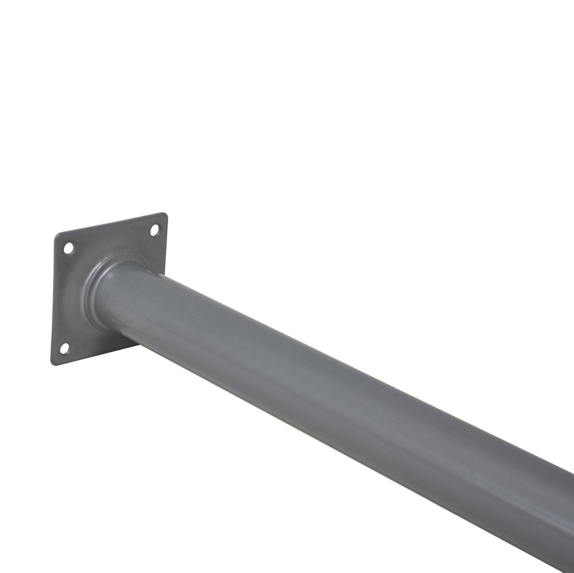 AMIG 21746 | Pata de mesa  4 | Ø30 x 100 mm | Acero | Plata