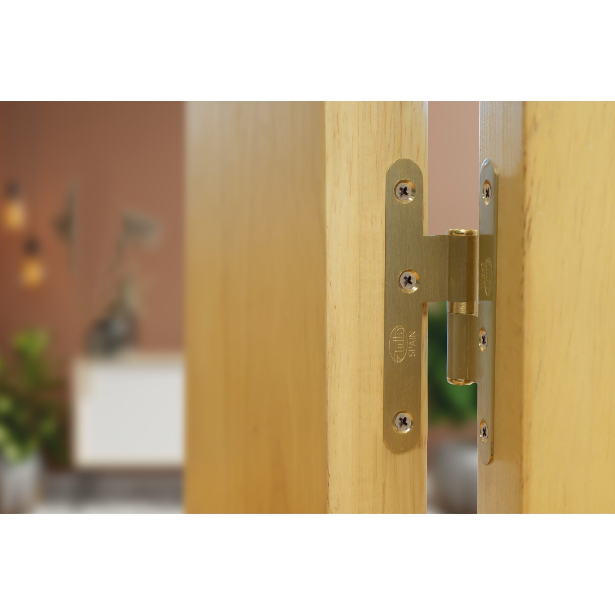 AMIG 2535 | Pernio perfil laminado  405 | 95 x 52 x 2,3 mm | Latón | Mate - Derecha