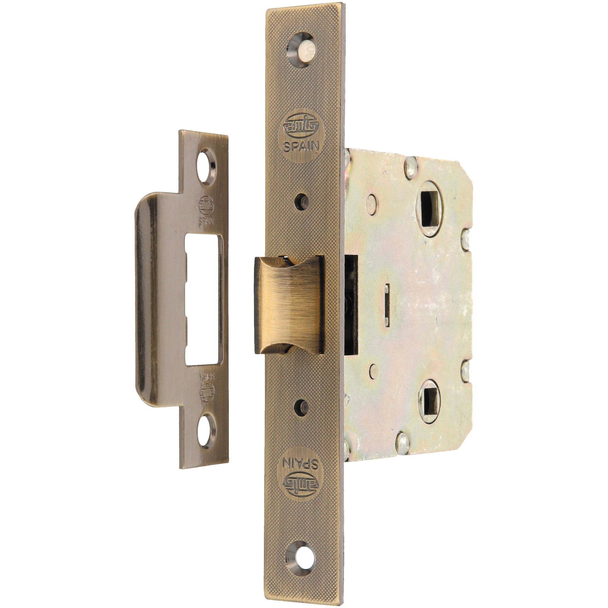 AMIG 12600 | Pestillo  2100 | 50/47 | Acero | Cuero