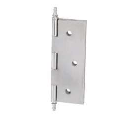 AMIG 7266 | Bisagra  1003 | 60 x 40 x 2 mm | Latón | Cromado mate