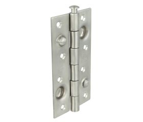 AMIG 4948 | Bisagra seguridad  565 | 150 x 82 x 3 mm | Acero inoxidable 18/8 | Mate