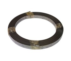 AMIG 18419 | Bisagra piano  2 | 1020 x 32 mm | Acero | Latonado barnizado