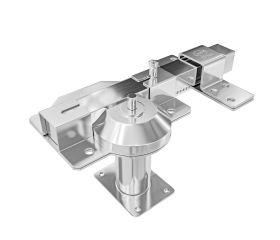 AMIG 22020 | Cerrojo alta seguridad  1PLUS | 90 x 154 mm | Acero | Cromado brillo