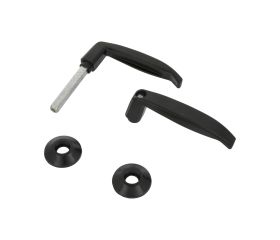 AMIG 21328 | Manilla aluminio  2115 | 105 x 40 mm | Aluminio | Negro