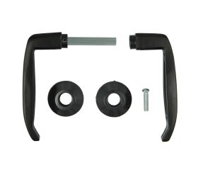 AMIG 21328 | Manilla aluminio  2115 | 105 x 40 mm | Aluminio | Negro