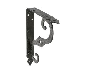 AMIG 203 | Palomilla ornamental  2 | 250 x 190 mm (10'' x 7,5'') | Acero | Negro