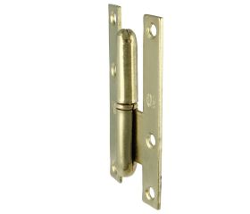 AMIG 2566 | Pernio  403 | 95 x 52 x 2 mm | Acero | Latonado barnizado - Derecha