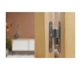 AMIG 2515 | Pernio  405 | 100 x 58 x 2 mm | Acero inoxidable 18/8 | Mate - Derecha