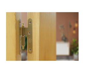 AMIG 2619 | Pernio perfil laminado  407 | 100 x 58 x 2,3 mm | Latón | Mate - Izquierda