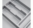 Emuca Cubertero Optima para cajón Universal, 900, Plástico gris, Plástico, 1 ud.