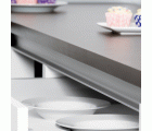 Emuca Kit de perfil Gola superior para muebles de cocina, Pintado blanco, Aluminio, 1 ud.