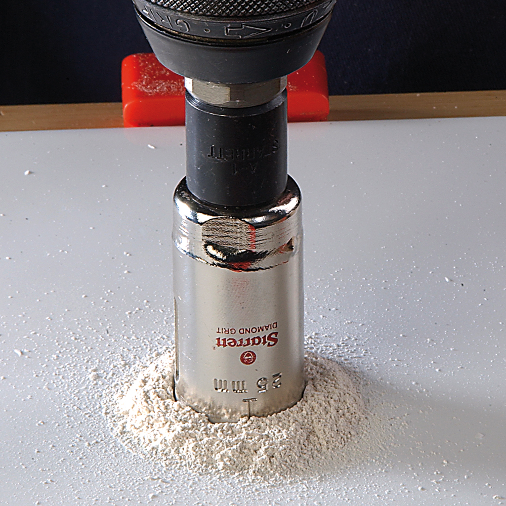 CORONAS PERFORADORAS CON TEXTURA DIAMANTE