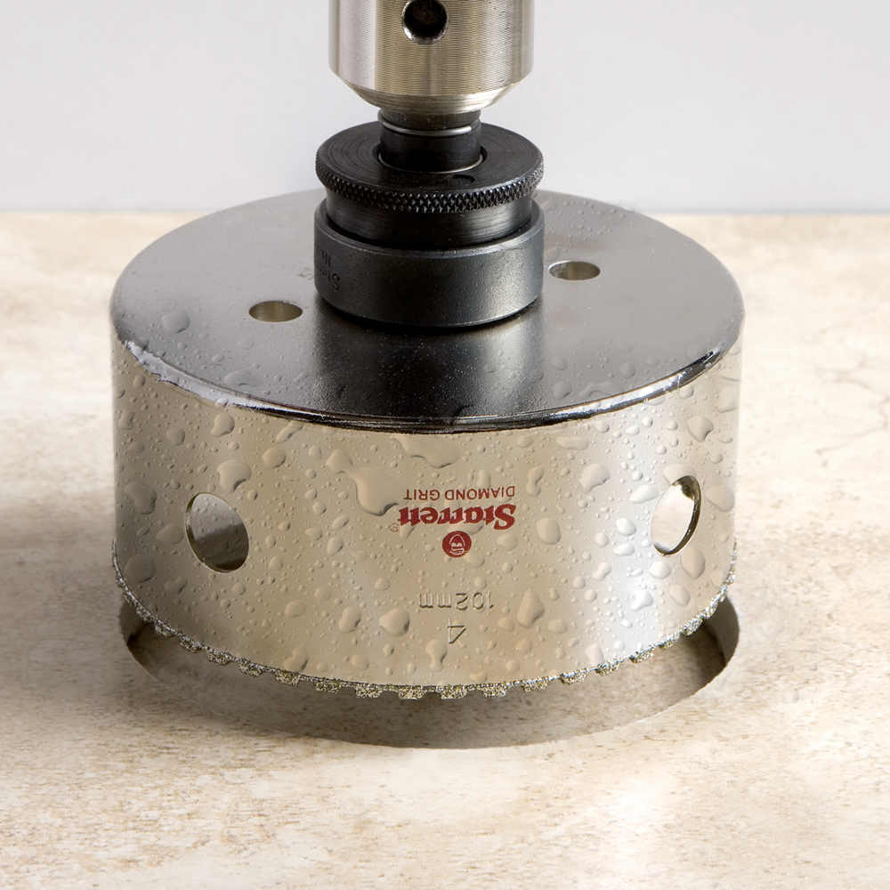 CORONAS PERFORADORAS CON TEXTURA DIAMANTE