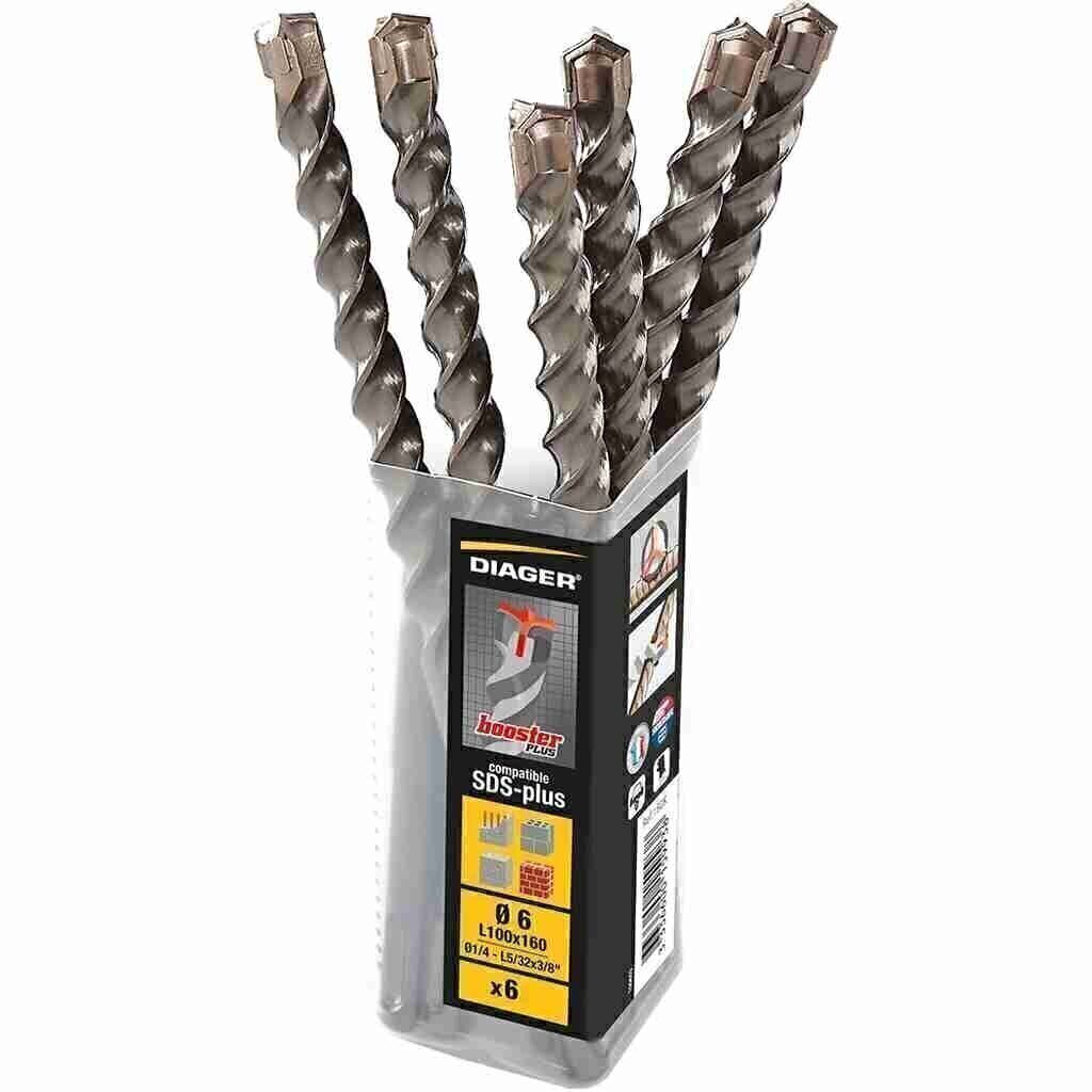 REF. 157 BROCA BOOSTER-PLUS SDS-PLUS PACK 6 UDS.