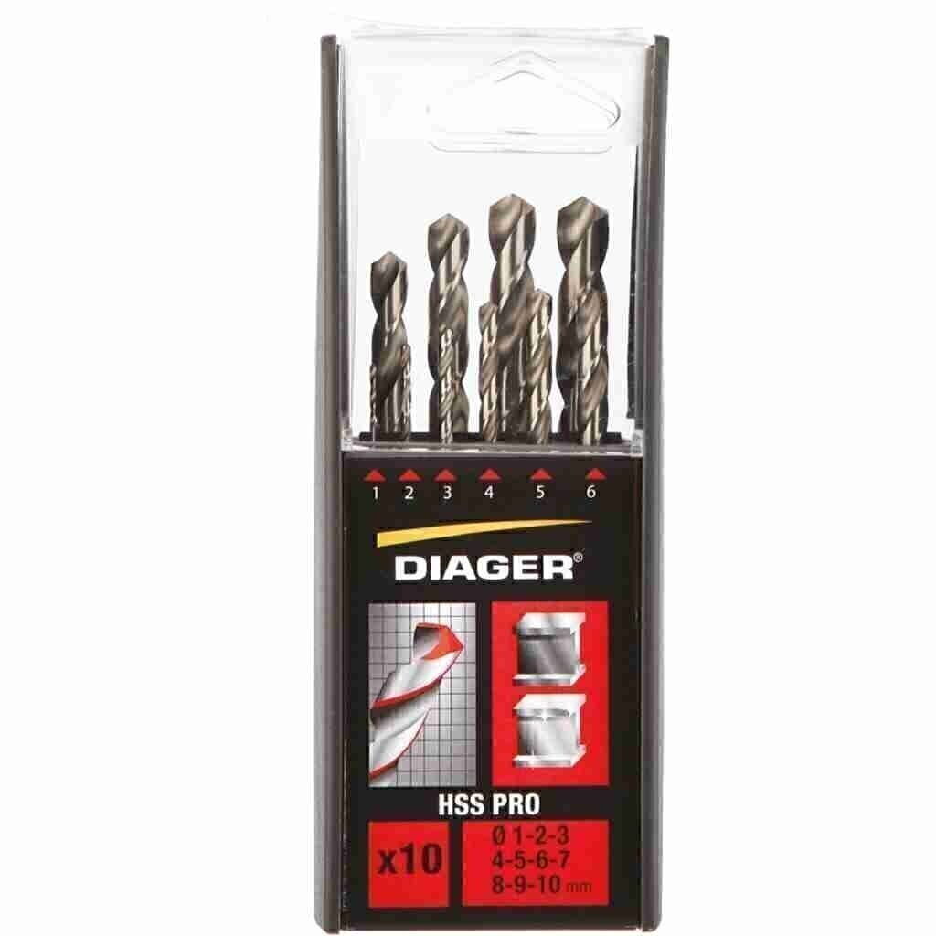 REF. 718C - ESTUCHE 10 BROCAS HSS PRO