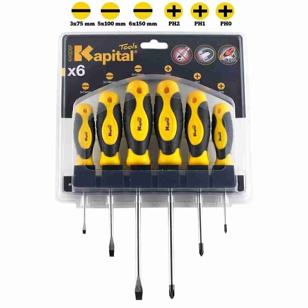 JUEGO DE 6 DESTORNILLADORES