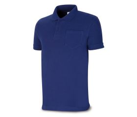 1288PAMCAM Polo BASIC azul marino 100% algodón. 175 gr. Manga corta