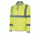 1288PAVMLYF Polo Alta visibilidad doble capa poliéster/algodón amarillo 200 gr.